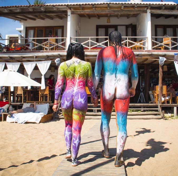 Psychelic Nudists at Zipolite